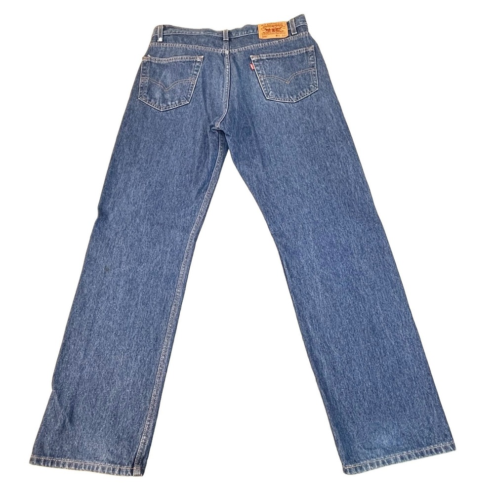 Vintage 90s Levi's 505 Jeans Men's 36x30 Straight‎ Leg Regular Fit - Picture 3 of 12